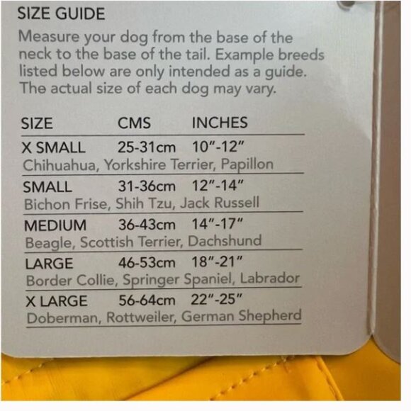 Berkshire Reflective Orange Fleece Lined Polartec Dog Rain Jacket Size M - Picture 12 of 12